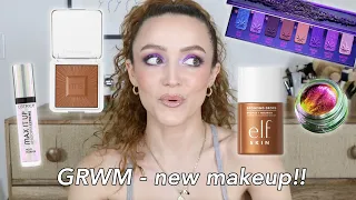 Trying some NEW makeup launches!