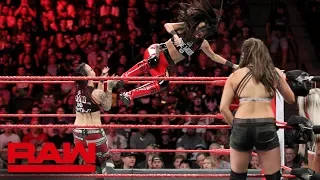 The Bella Twins & Natalya vs. The Riott Squad: Raw, Sept. 24, 2018