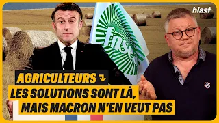 AGRICULTEURS : LES SOLUTIONS SONT LÀ, MAIS MACRON N’EN VEUT PAS