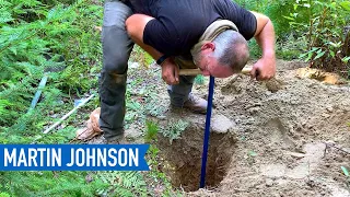 Hand Digging a Shallow Well | Off Grid Cabin Build #21