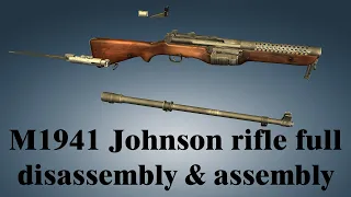 M1941 Johnson rifle: full disassembly & assembly