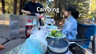 [🇺🇸 Cali VLOG] #109 Camping VLOGㅣDogwood Family Campground