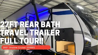 2021 Shadow Cruiser 239RBS Tour by Crusier RV - Rear Bath under 30FT Travel Trailer!