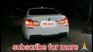 F10 550i exhaust and turbo sounds!!