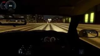 City Car Driving 1.3.3 Nissan Silvia K39 S14 Snow | Night Cruise [G27]