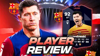 92 POTM LEWANDOWSKI SBC REVIEW LA LIGA PLAYER OF THE MONTH - FC 24 ULTIMATE TEAM