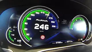 BMW Alpina B5 Biturbo Acceleration 0-200