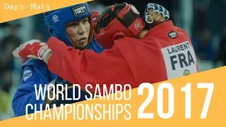 World Sambo Championships. Sochi 2017. Day 3. Mat 3