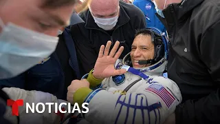 Frank Rubio regresa a la Tierra tras 371 días en el espacio | Noticias Telemundo