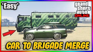 🔥NEW & EASY🔥 GTA 5 HOW TO MAKE A MODDED BRIGADE 6X6 IN GTA ONLINE 1.68! | CAR TO BRIGADE MERGE