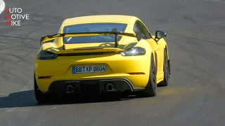 Porsche 718 Cayman GT4 RS Flat Six Sounds on the Nürburgring