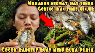 MAKAN NIKMAT HAS SUNDA TUMIS ECENG LIAR DAN IKAN SUNGAI HASIL BURUAN