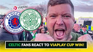 Celtic FAN REACTION After 2023 Viaplay Cup Win vs Rangers!