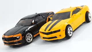 Transformers KO OverSized 2 Black & Yellow Bumblebee Vehicles Car Robots Toys