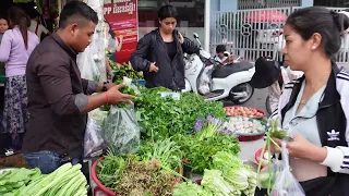 Cambodia Food Market Tour in Phnom Penh - Vegetable, Seafood, Shrimp, Fish, Fruit, Meat & More