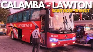 Trying out Calamba P2P Bus | Saint Rose Transit | How to Commute from Calamba to Lawton