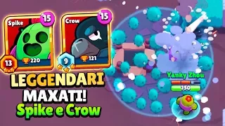 MAXED LEGENDARY Spice and Crow! THEY ARE OP! Brawl Stars with Legendaries