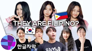 KOREANS SHOCKED BY 1ST FILIPINO KPOP LINE! (Elisia, Gehlee, Jin Hyeon-Ju of UNIS) | EL's Planet