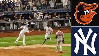 New York Yankees Highlights: vs Baltimore Orioles | 7/3/23