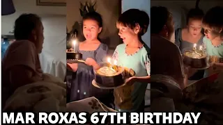 Mar Roxas Na-SHOCK sa Birthday CAKE Surprise ng Kanyang mga ANAK nasi Pepe En Pilar ❤️