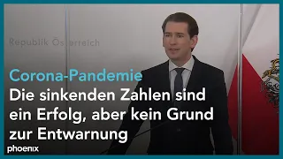 Pressekonferenz mit Sebastian Kurz und Werner Kogler zur Öffnung der Skigebiete am 02.12.20