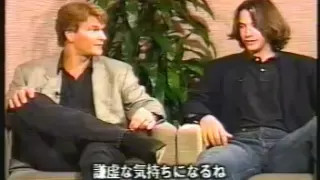 Keanu Reeves & Patrick Swayze One on One on Point Break