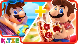 Thermal Bad und Pizza essen 🏖🍕 Super Mario Odyssey & Party