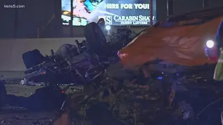 Two men describe near-impact encounters with wrong-way driver before fiery crash in San Antonio