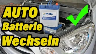 Hyundai I10 Autobatterie Wechseln !!