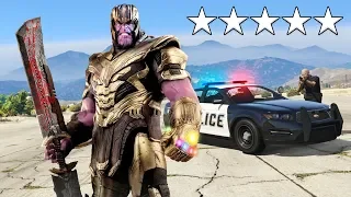 Playing as THANOS in GTA 5! (Avengers Endgame)