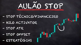 STOP no Day Trade Swing e Position (stop técnico, financeiro, stop offset, stop atr ou hilo)