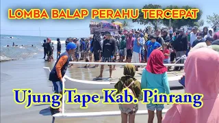 LOMBA BALAP PERAHU KETINTING TERCEPAT DI PALLAMEANG PINRANG