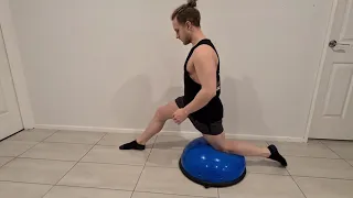 Bosu Ball Hip Flexor Stretch