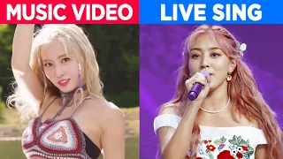 TWICE Music Video vs LIVE Singing! - (MV VS LIVE!)