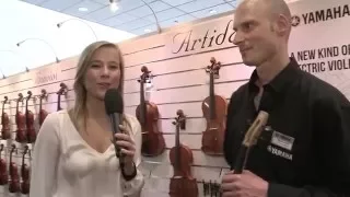 Yamaha Electric Violins YEV-104, YEV-105 - Musikmesse 2016