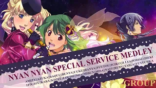 【マクロスF】Nyan Nyan Special Service Medley【24人合唱】