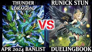 Thunder Dragon vs Runick Stun | Dueling Book