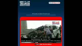 Kecelakaan Di Tol Bandara Kualanamu