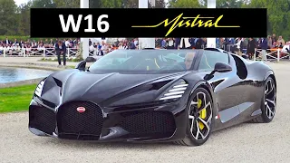 Voici la BUGATTI W16 MISTRAL ! Présentation en détail 😍