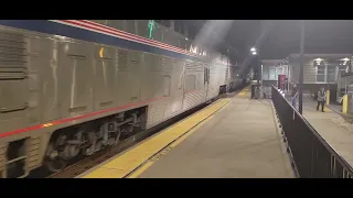 Amtrak #3 with Metrolink and Surfliner Cars at LaPlata, MO