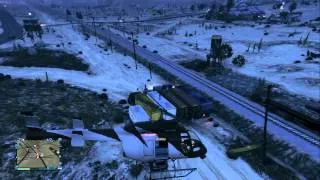 GTA Online (Xbox 360) : Trucks, Trains & Choppers (Unedited footage)