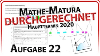 Matura 2020: Aufgabe 22 -  Wahrscheinlichkeitsverteilung (Haupttermin) | Mathe Easy Going