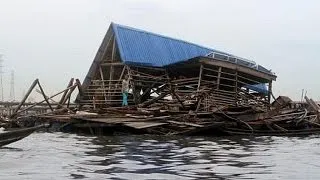 Lagos' iconic 'Floating School' collapses during heavy rains
