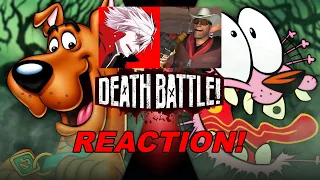 SCOOBY DOOBY DOO! I BELIEVE IN YOU! Scooby-Doo VS Courage the Cowardly Dog! DEATH BATTLE Reaction!