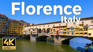 Florence, Italy Walking Tour (4k Ultra HD 60fps) – With Captions