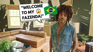 🇧🇷 A CASA de LENNY KRAVITZ no BRASIL 🇧🇷 reagindo a essa MANSÃO SURREAL