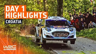 Day 1 Highlights | WRC Croatia Rally 2024