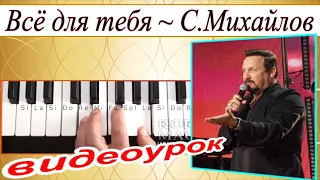 Всё для тебя~Стас Михайлов~Урок для синтезатора~аккорды Am~DEMO Korg style FREE Download