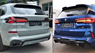 New Bmw X5 Facelift M60i 2024 vs Bmw X5 M Competition 2023 - STARTUP and Revs comparison