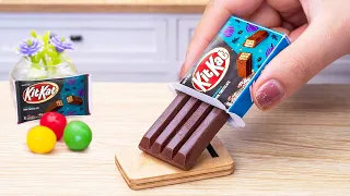 Amazing KITKAT Cake Dessert | Miniature Dark Chocolate KitKat Cake Decorating, Delicious KitKat Bar